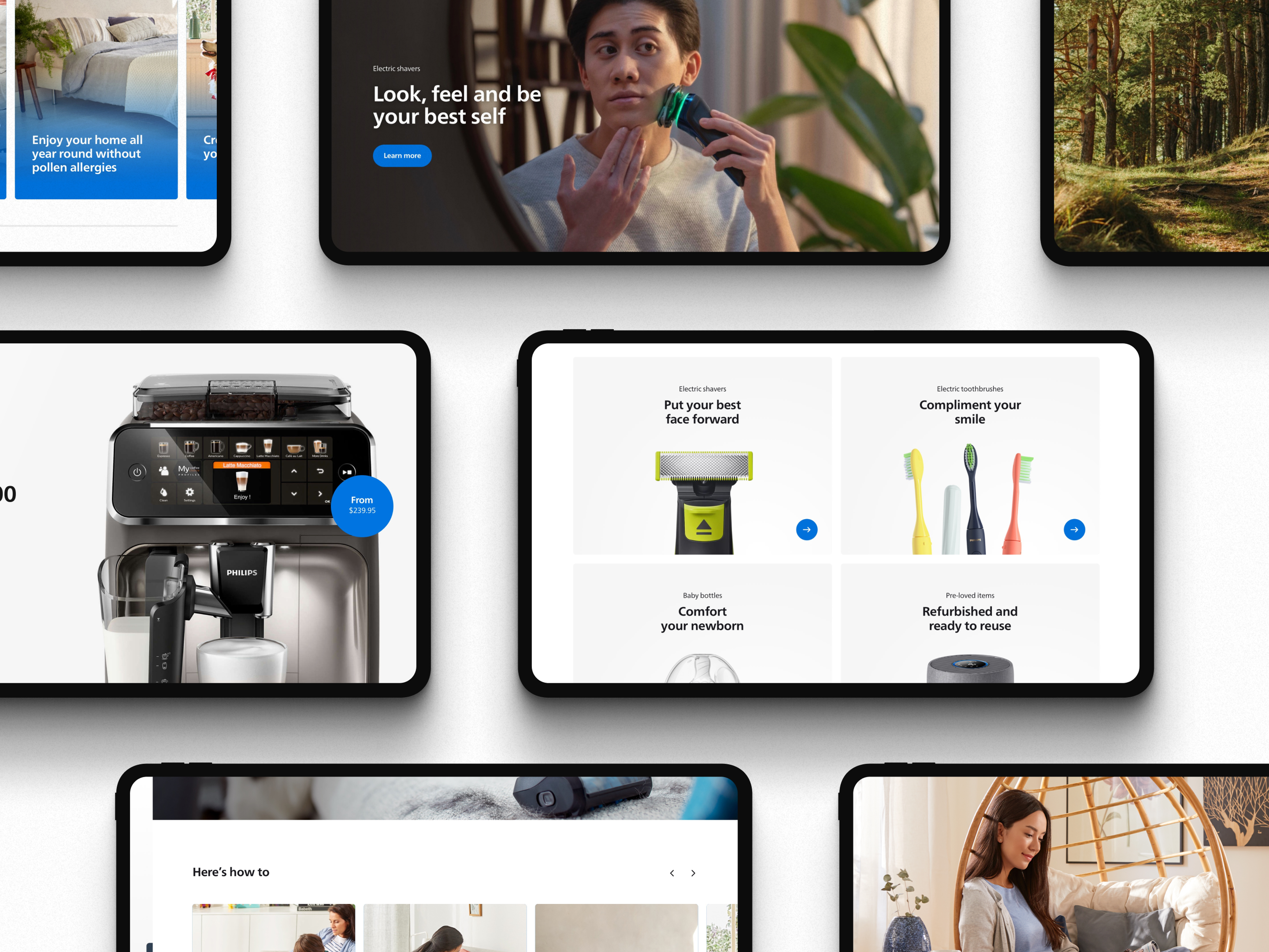 Philips e-commerce design