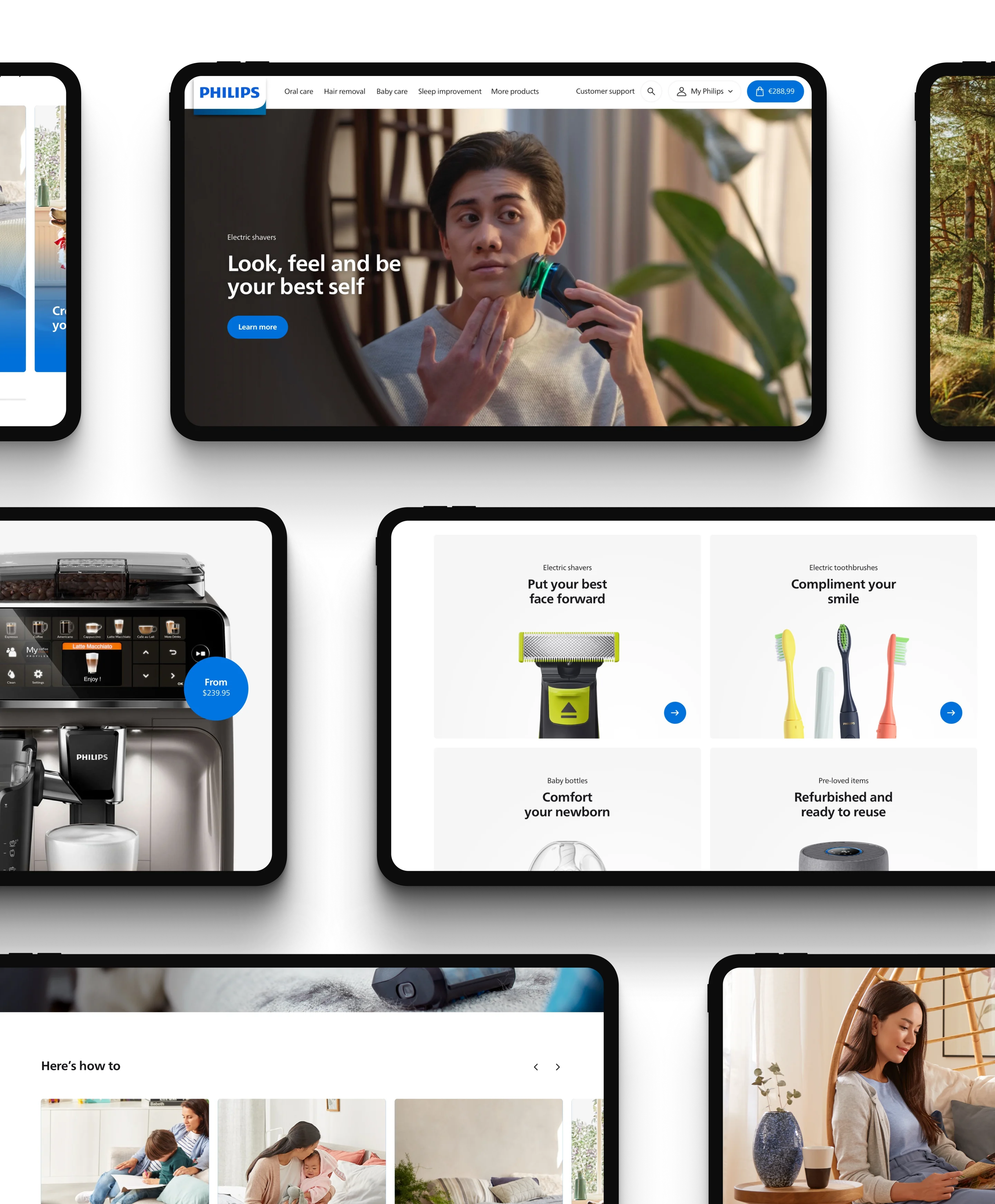 Philips design system on iPad