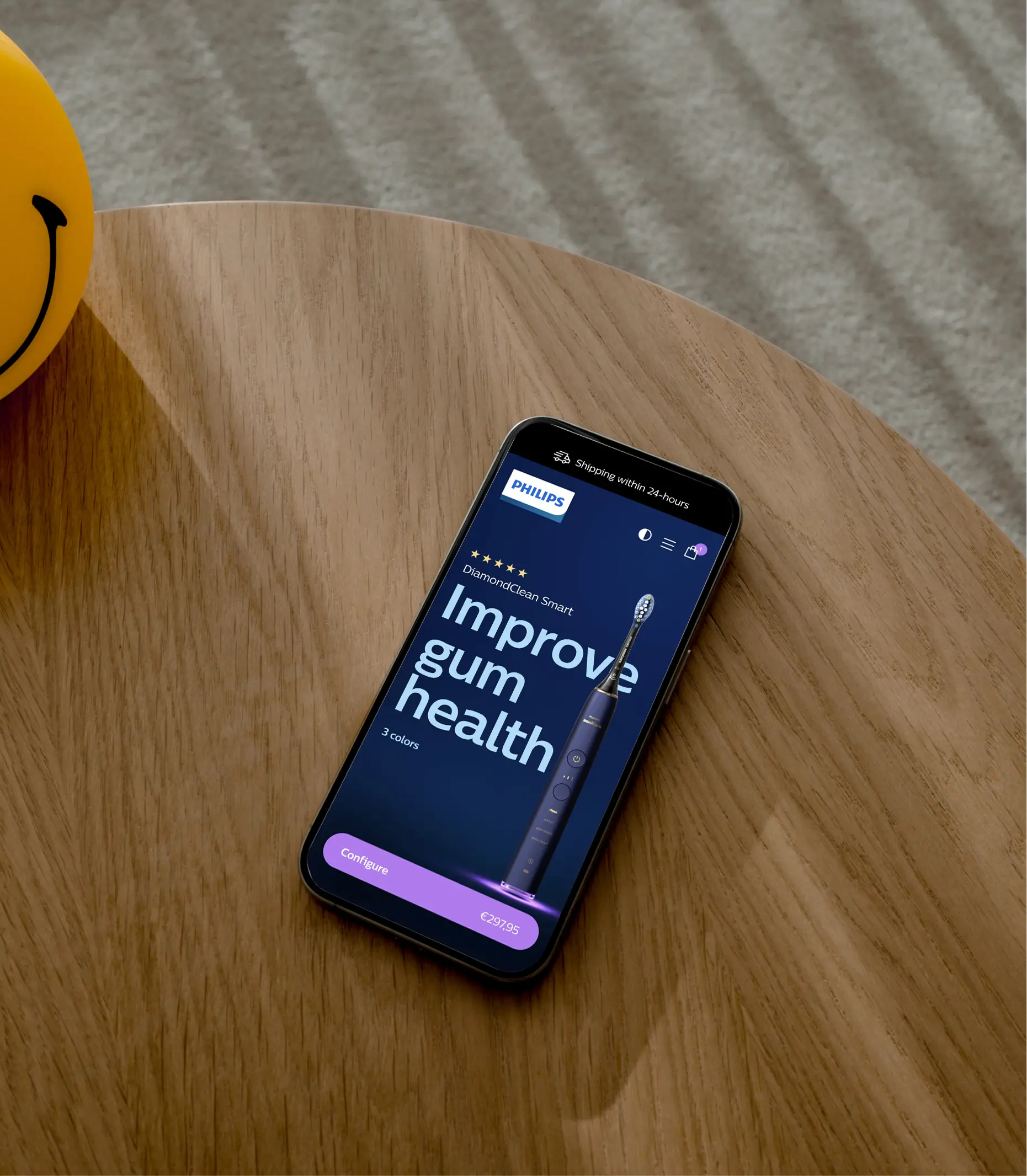 Philips mobile product page